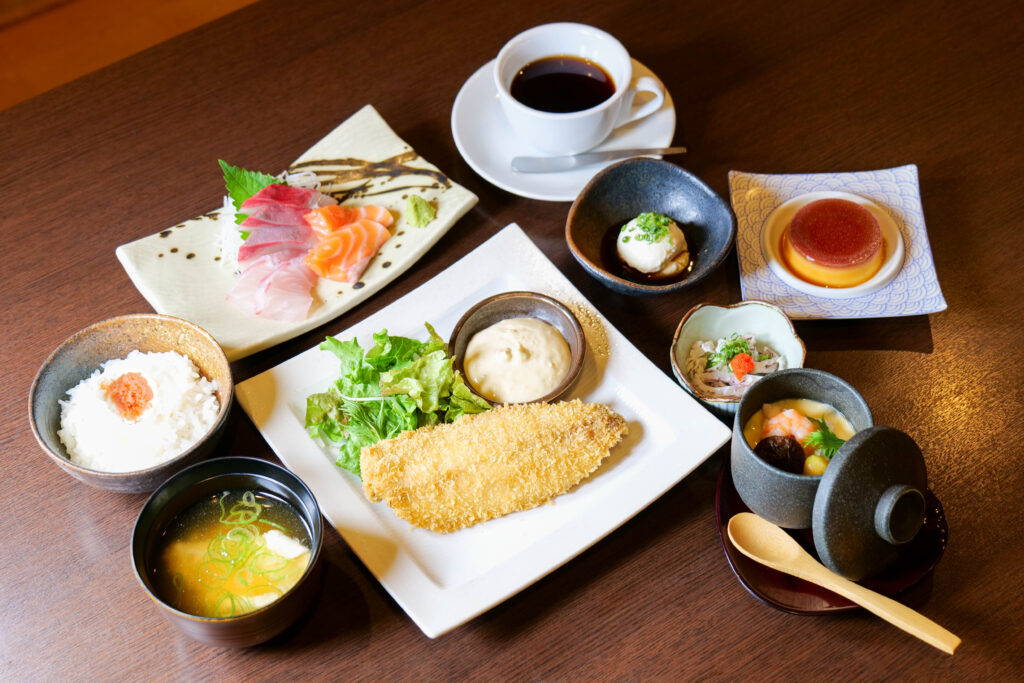 魚政アジフライ定食
