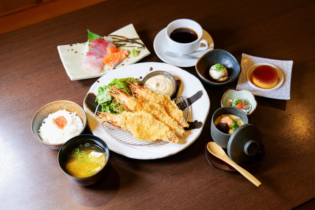 エビフライ定食