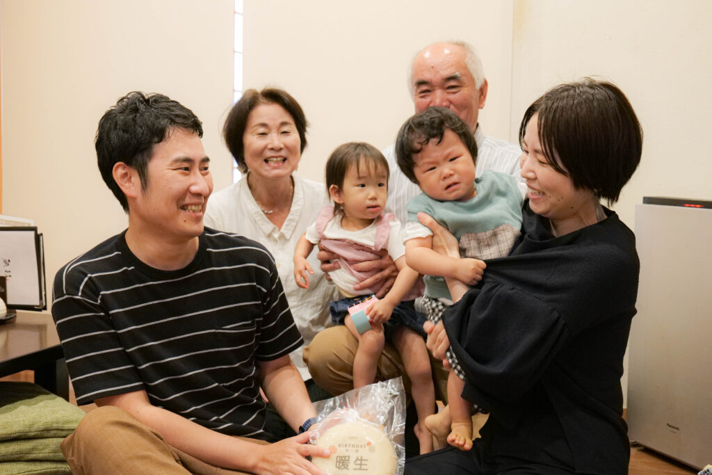 ご家族の笑顔