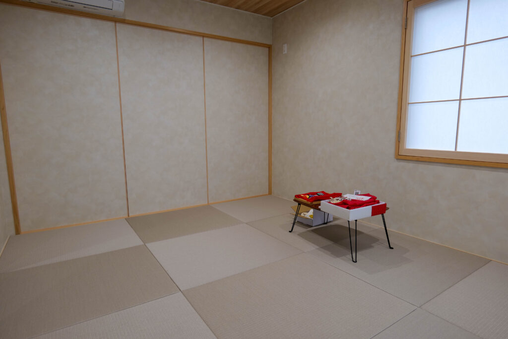 店内でのお祝い風景