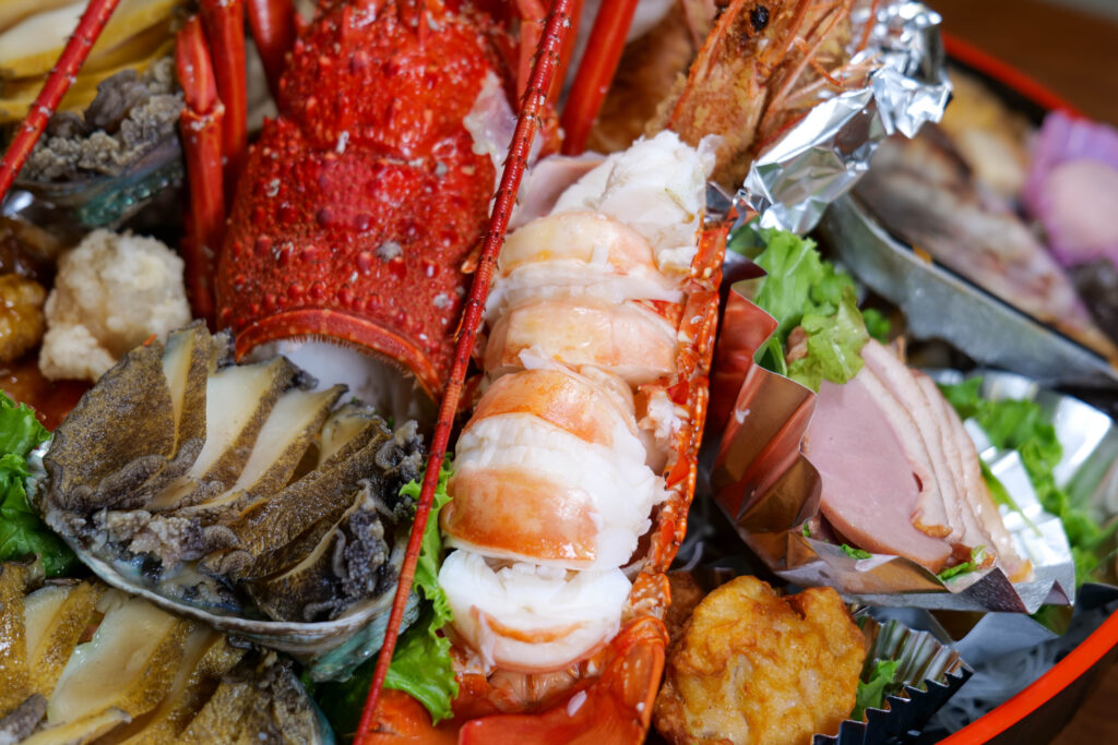 魚政 極みオードブル 伊勢海老アップ