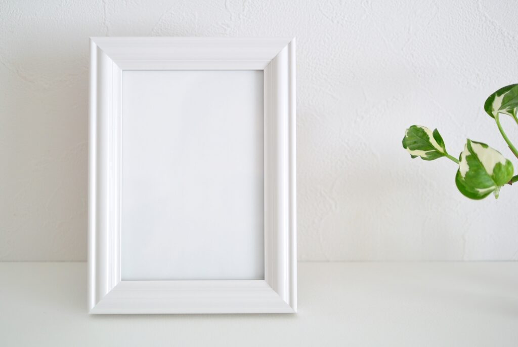 現像・額入りの記念写真