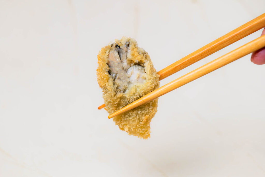 魚政の期間限定 手作り大粒カキフライ（広島県産・生仕込み）