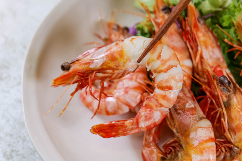 特大天然海老 盛り付け例2