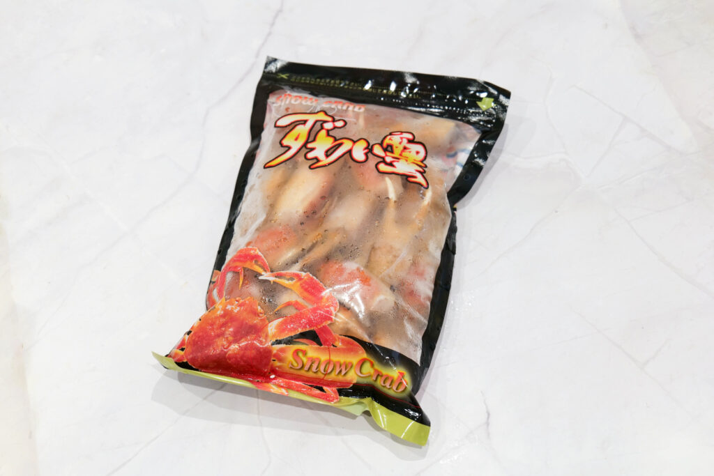 かに爪 盛り付け例