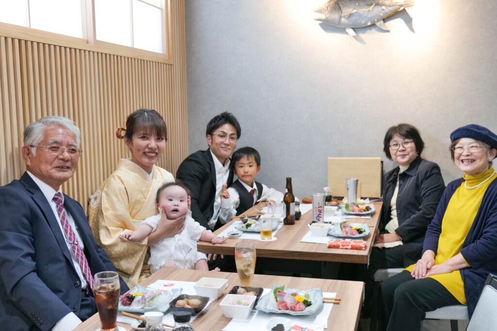 お宮参り後のご会食でのご利用