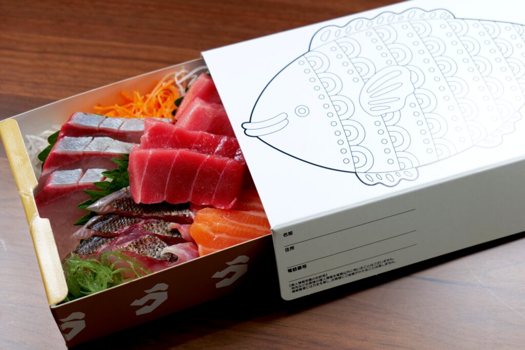 刺身盛合せ ぬり絵トレー