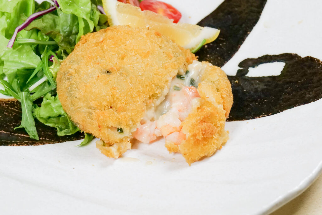 エビクリームコロッケ 魚政 さかなやうおまさ 久留米