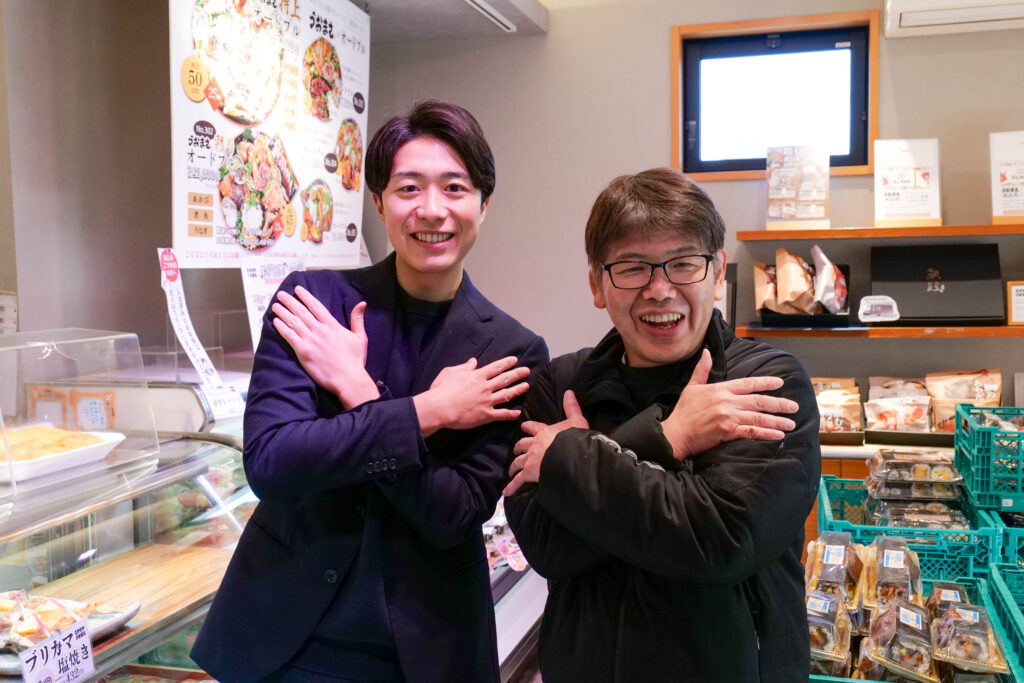 取材の合間の様子