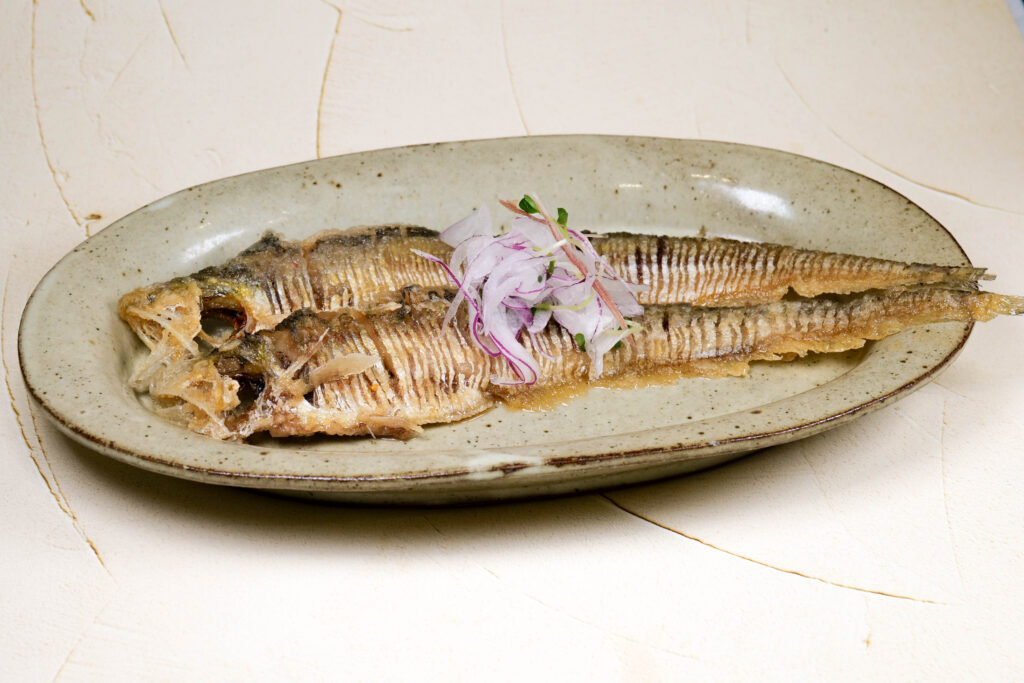 福岡の郷土料理 エツの南蛮漬け