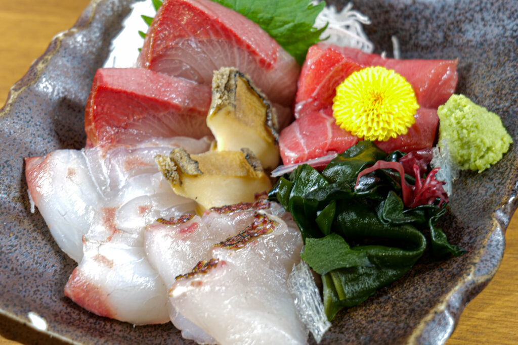 アワビ入り特選５点盛り