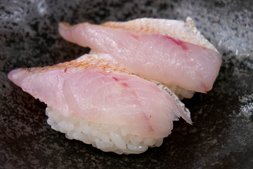 赤むつ 紅瞳 にぎり寿司